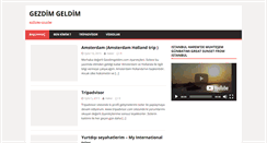 Desktop Screenshot of gezdimgeldim.com